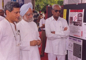 Dr Manmohan Singh and Sitaram Yechury