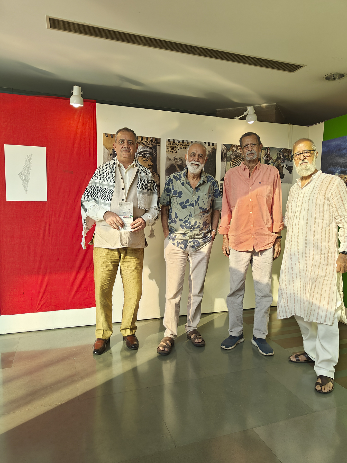 An art exhibition in solidarity with the people of Palestine