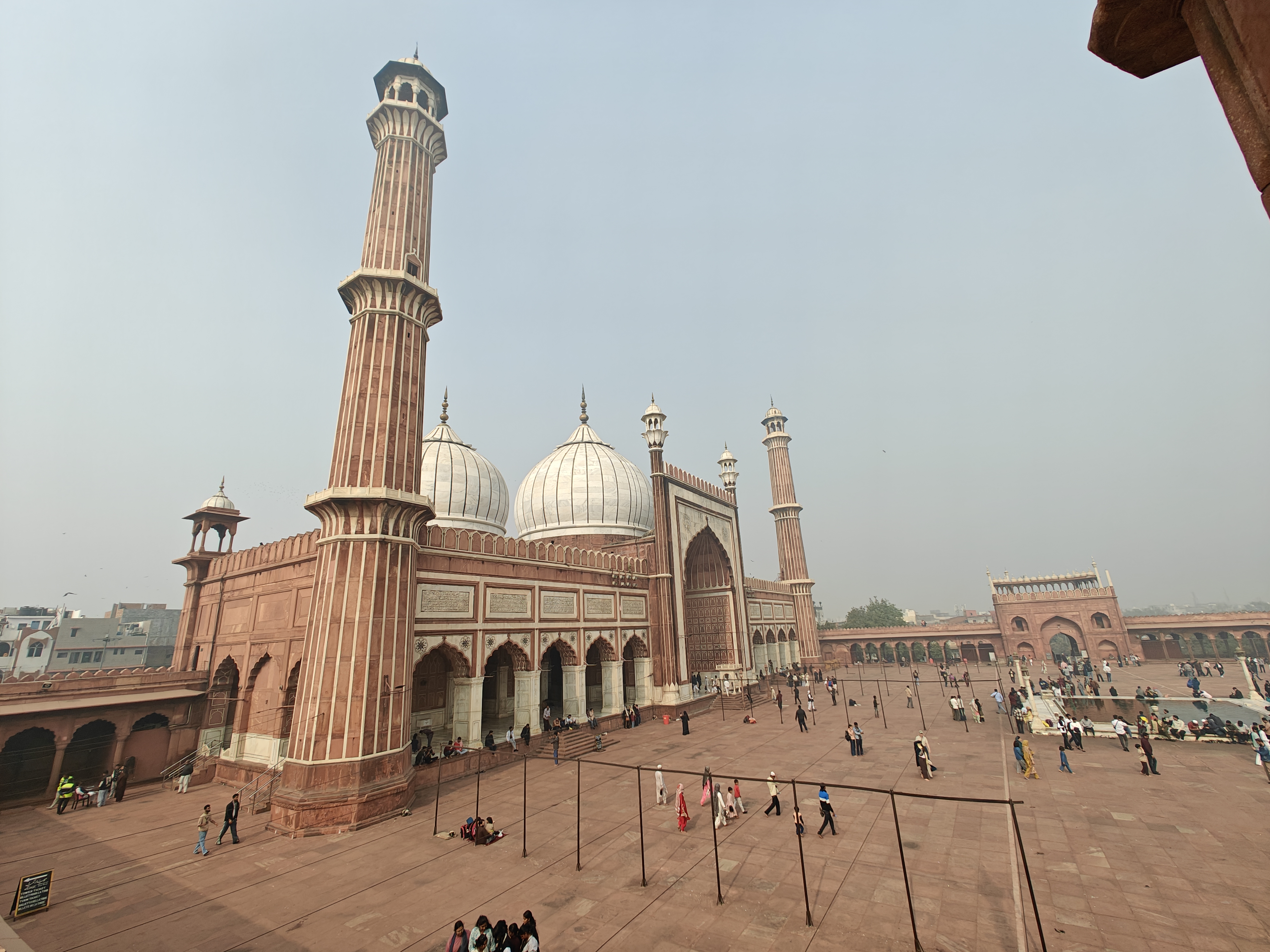 Views from atop the southern minar of Jama Masjid