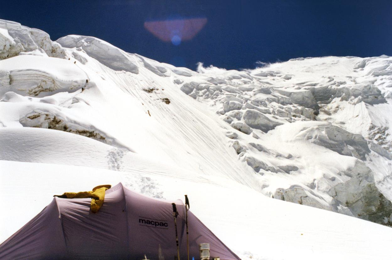 route from camp 3 to the summit