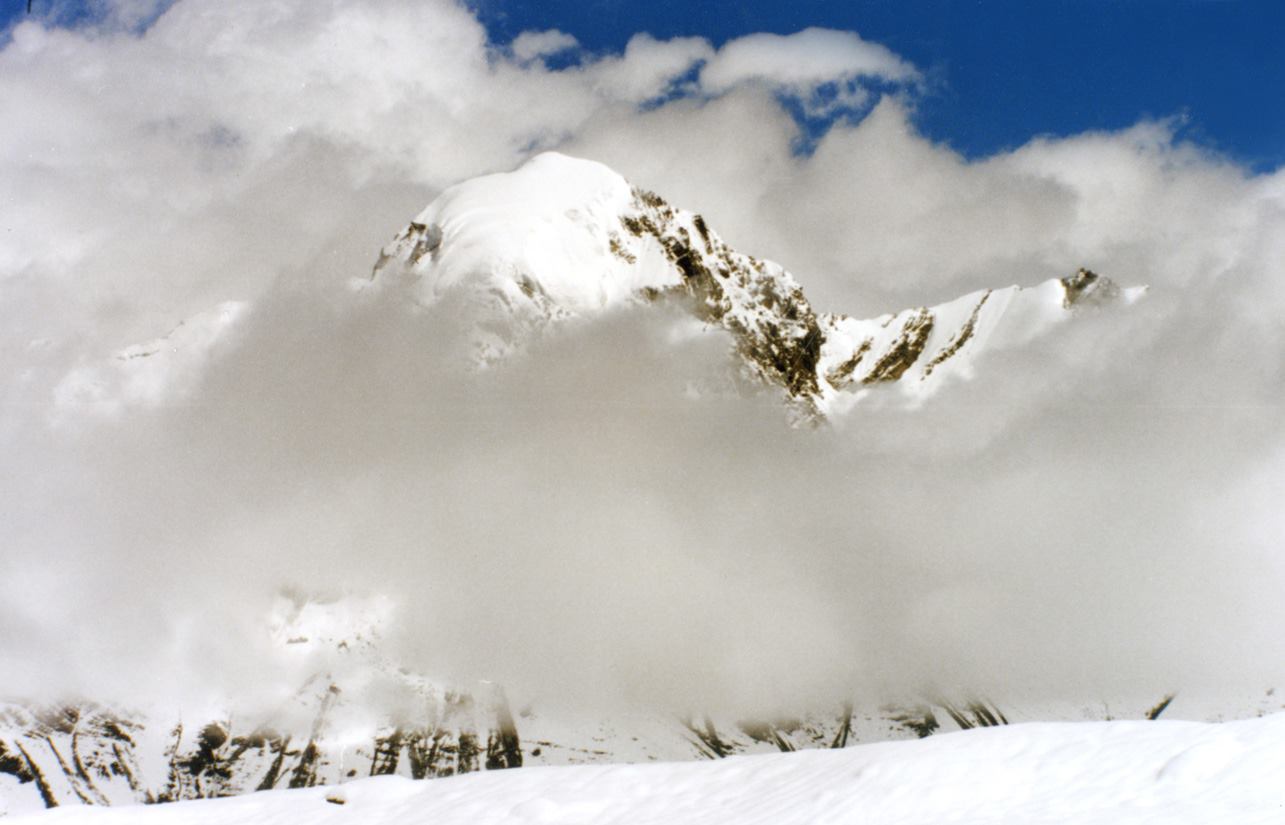 Changush peak from Nandakot camp 3